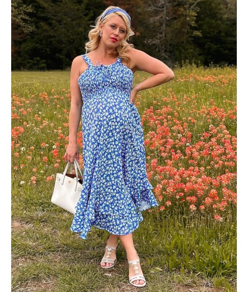GRACE KARIN Women's 2025 Summer Floral Boho Dress Square Neck Strapped Swing A Line Sundress Beach Long Maxi Outfits