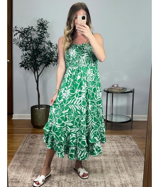 GRACE KARIN Women's 2025 Summer Floral Boho Dress Square Neck Strapped Swing A Line Sundress Beach Long Maxi Outfits