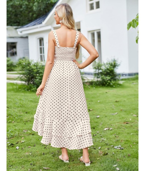 GRACE KARIN Women's 2025 Summer Floral Boho Dress Square Neck Strapped Swing A Line Sundress Beach Long Maxi Outfits