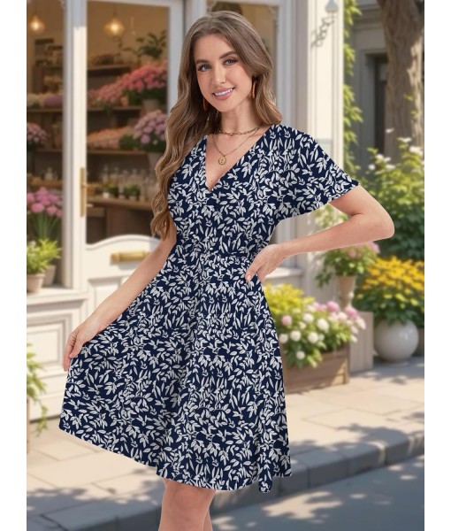 MixShe Sundresses for Women 2025 Floral Summer Elegant Beach Classy Fashion Casual Outfit Plus Size