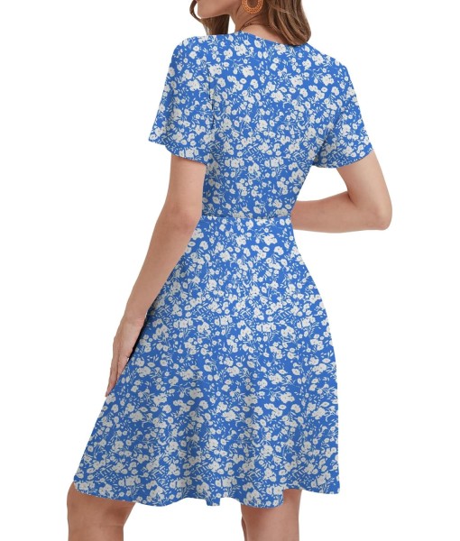 MixShe Sundresses for Women 2025 Floral Summer Elegant Beach Classy Fashion Casual Outfit Plus Size