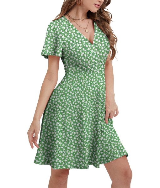 MixShe Sundresses for Women 2025 Floral Summer Elegant Beach Classy Fashion Casual Outfit Plus Size